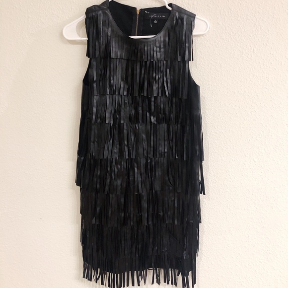 Nasty Gal Dresses & Skirts - ⚡️Nasty Gal pleather fringe mini dress Nasty Gal Dresses & Skirts - ⚡️Nasty Gal pleather fringe mini dress